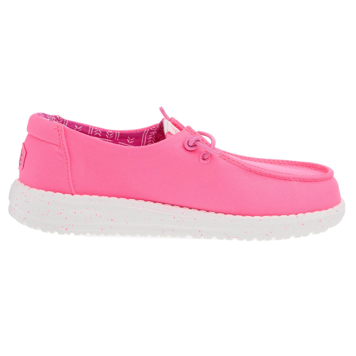Hey Dude Youth Wendy Pink Canvas
