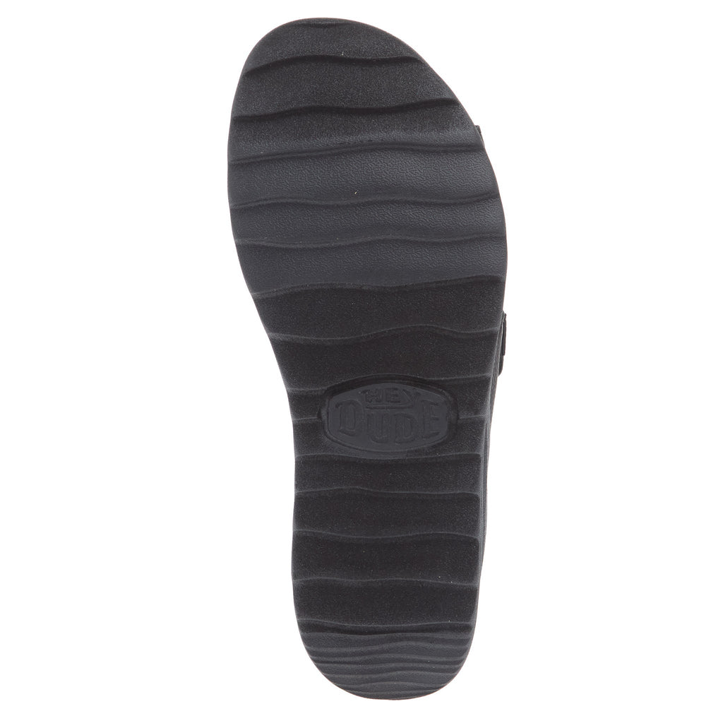 Hey Dude Women`s Delray Slide Black Sandal
